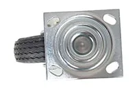 Vestil CST-VE-6X2PNU-S caster wheel shown from an alternate angle