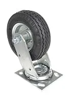 Vestil CST-VE-6X2PNU-S caster wheel shown from an alternate angle