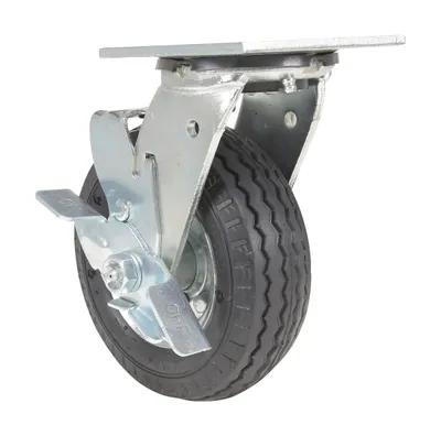 Vestil CST-VE-6X2PNU-SWB Pneumatic Swivel With Brake Caster 2