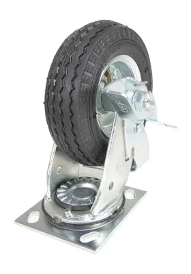 Vestil CST-VE-6X2PNU-SWB Pneumatic Swivel With Brake Caster 4