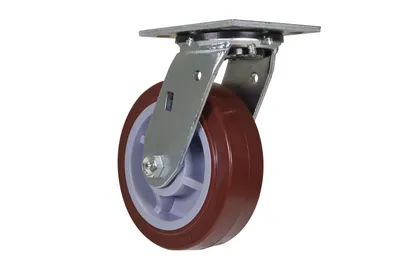 Vestil CST-VE-6X2PUP-S Polyurethane Swivel Caster 2