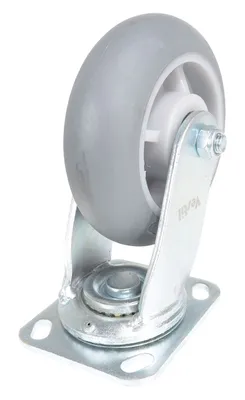 Vestil CST-VE-6X2TPR-S Thermoplastic Rubber Swivel Caster 4
