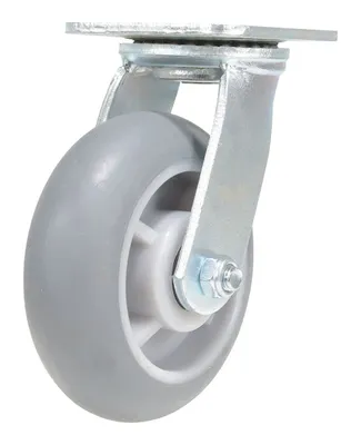 Vestil CST-VE-6X2TPR-S Thermoplastic Rubber Swivel Caster