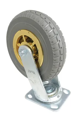Vestil CST-VE-8X2FF-SWB Flat-Free Swivel With Brake Caster 4