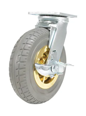 Vestil CST-VE-8X2FF-SWB Flat-Free Swivel With Brake Caster