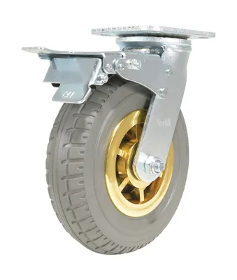 Vestil CST-VE-8X2FF-SWTB Flat-Free Swivel With Total Brake Caster