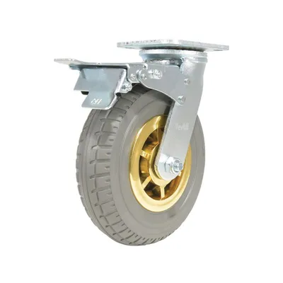 Vestil CST-VE-8X2FF-SWTB Flat-Free Swivel With Total Brake Caster