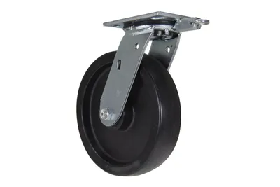 Vestil CST-VE-8X2GFN-4PSL caster wheel shown from an alternate angle