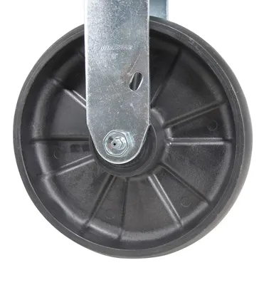Vestil CST-VE-8X2GFN-R caster wheel shown from an alternate angle