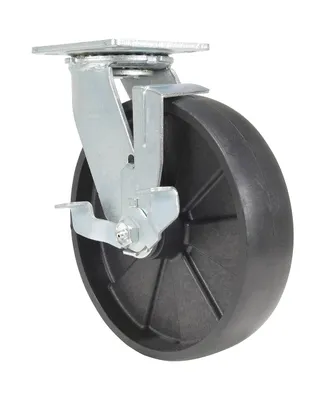 Vestil CST-VE-8X2GFN-SWB caster wheel shown from an alternate angle