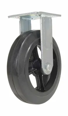 Vestil CST-VE-8X2MR-R caster wheel shown from an alternate angle
