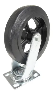 Vestil CST-VE-8X2MR-S caster wheel shown from an alternate angle