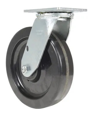 Vestil CST-VE-8X2PH-S caster wheel shown from an alternate angle