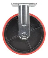 Vestil CST-VE-8X2PU-R caster wheel shown from an alternate angle