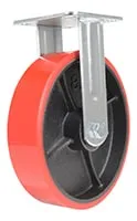 Vestil CST-VE-8X2PU-R caster wheel shown from an alternate angle