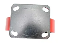 Vestil CST-VE-8X2PU-R caster wheel shown from an alternate angle