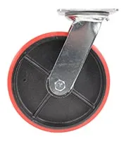 Vestil CST-VE-8X2PU-S caster wheel shown from an alternate angle