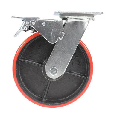 Vestil CST-VE-8X2PU-SWTB Polyurethane Swivel With Total Brake Caster