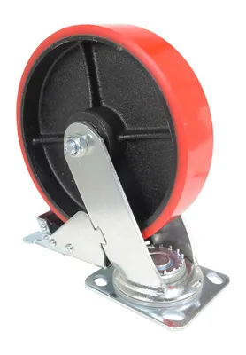 Vestil CST-VE-8X2PU-SWTB Polyurethane Swivel With Total Brake Caster