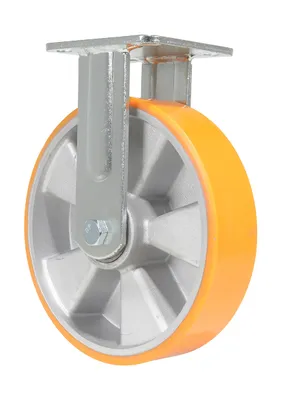 Vestil CST-VE-8X2PUA-R caster wheel shown from an alternate angle