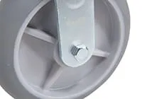 Vestil CST-VE-8X2TPR-R caster wheel shown from an alternate angle