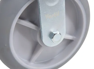 Vestil CST-VE-8X2TPR-R caster wheel shown from an alternate angle
