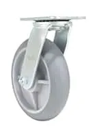 Vestil CST-VE-8X2TPR-S caster wheel shown from an alternate angle