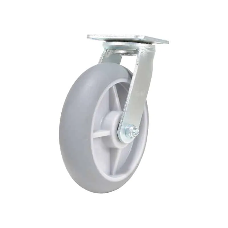 Vestil CST-VE-8X2TPR-S Thermoplastic Rubber Swivel Caster