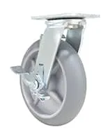 Vestil CST-VE-8X2TPR-SWB caster wheel shown from an alternate angle