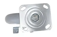 Vestil CST-VE-8X2TPR-SWB caster wheel shown from an alternate angle