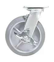 Vestil CST-VE-8X2TPR-SWB caster wheel shown from an alternate angle