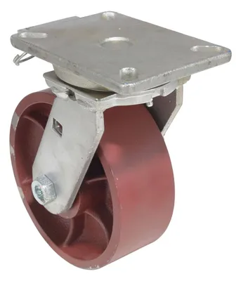 Vestil CST-VE-8X3DS-S Cast Iron-Steel Swivel Caster