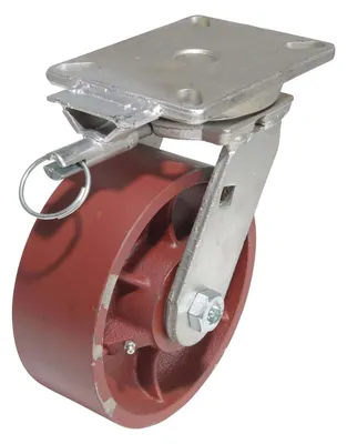 Vestil CST-VE-8X3DS-S Cast Iron-Steel Swivel Caster
