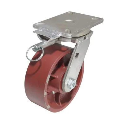Vestil CST-VE-8X3DS-S Cast Iron-Steel Swivel Caster