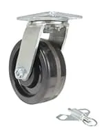 Vestil CST-VE-8X3PH-4PSL caster wheel shown from an alternate angle