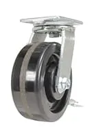 Vestil CST-VE-8X3PH-4PSL caster wheel shown from an alternate angle