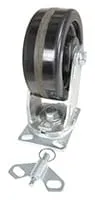 Vestil CST-VE-8X3PH-4PSL caster wheel shown from an alternate angle