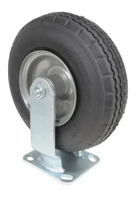 Vestil CST-VE-8X3PNU-R caster wheel shown from an alternate angle