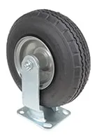 Vestil CST-VE-8X3PNU-R caster wheel shown from an alternate angle