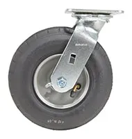 Vestil CST-VE-8X3PNU-S caster wheel shown from an alternate angle