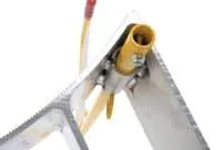 Vestil CWS-13 wheel chock shown from an alternate angle