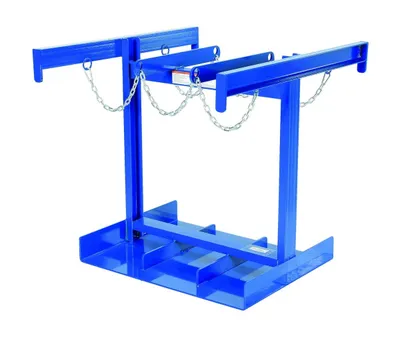Vestil CYL-P-6 Steel Cylinder Caddy 6 Maximum Cylinders
