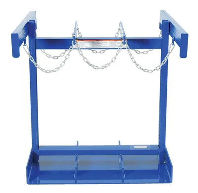 Vestil CYL-P-6 Steel Cylinder Caddy 6 Maximum Cylinders