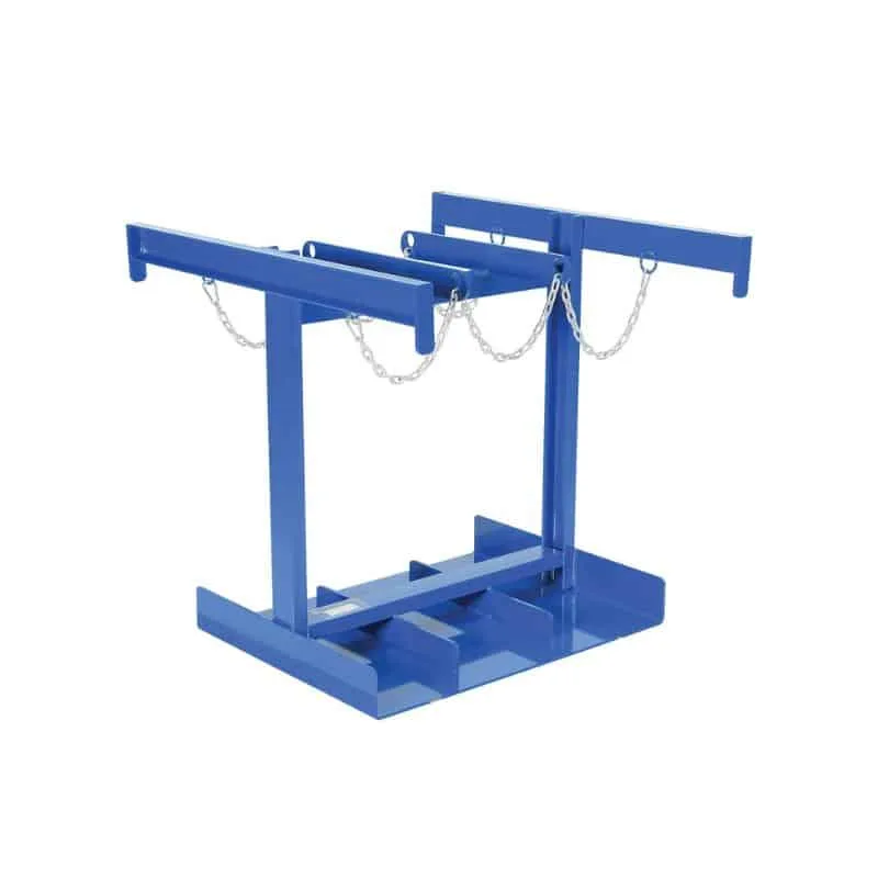Vestil CYL-P-6 Steel Cylinder Caddy 6 Maximum Cylinders