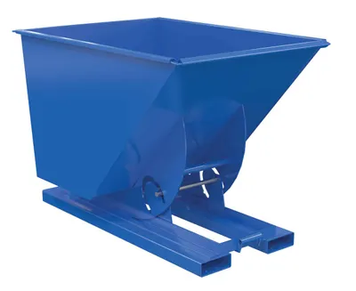 Vestil D-100-HD-NB Steel Heavy Duty No Bump & Dump Hopper