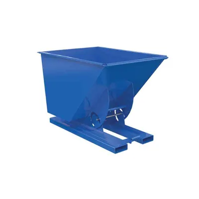 Vestil D-100-HD-NB Steel Heavy Duty No Bump &amp; Dump Hopper