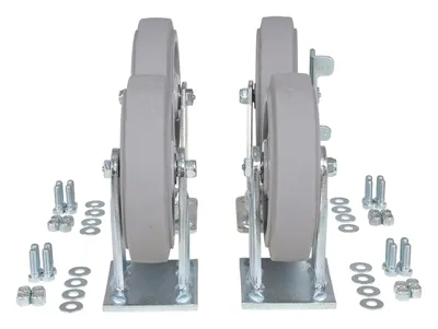 Vestil D-CK4-C32D caster wheel shown from an alternate angle