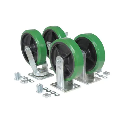 Vestil D-CK4-C33D Polyurethane Caster Kit