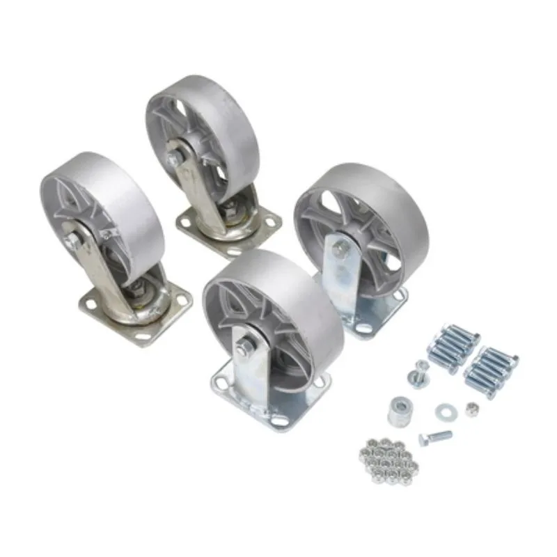 Vestil D-CK4-SC6-2 Semi Steel Caster Kit 8000 Lb. Capacity