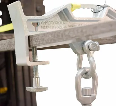 Vestil D-FORK-10-SL Steel Double Swivel Hoist Optioning Hook 4